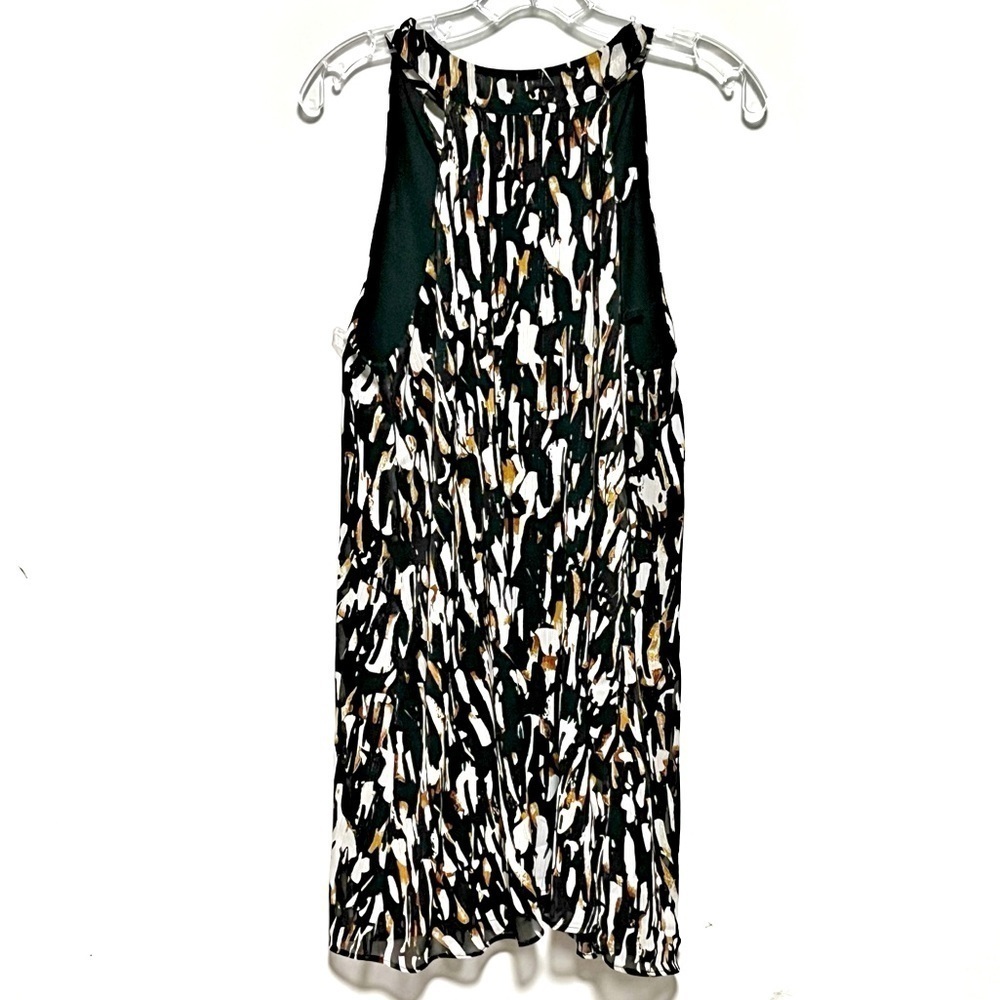 THREE EIGHTY TWO Imogen Flirty sleeveless modern fit flowy chiffon Halter Dress